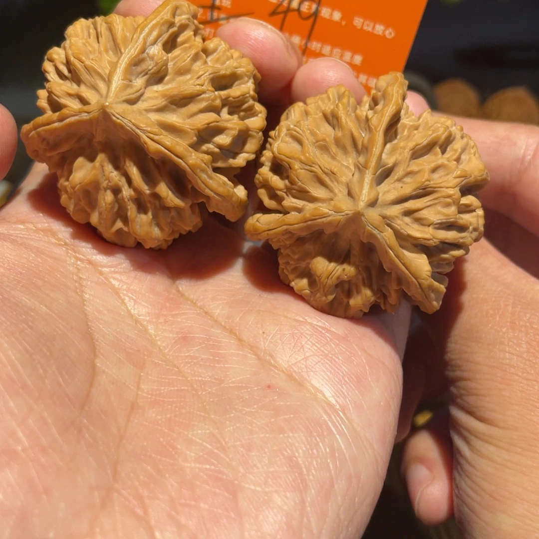 文玩核桃把件49秦岭正奔全品