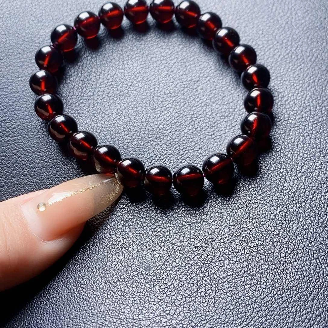 石榴石手链未镶嵌8.0单圈毕业级