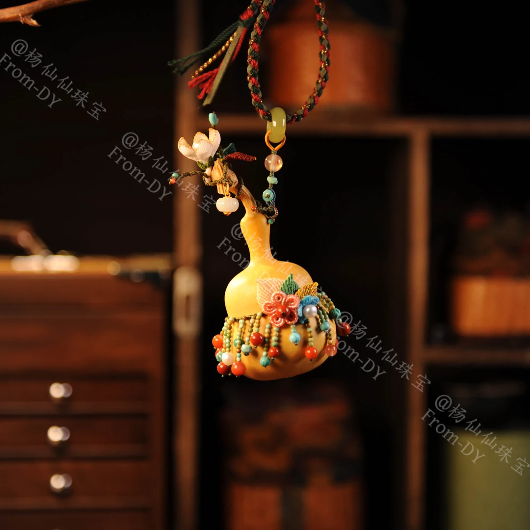 925银银制品 【杨仙仙珠宝】银镶多宝挂饰-X1426