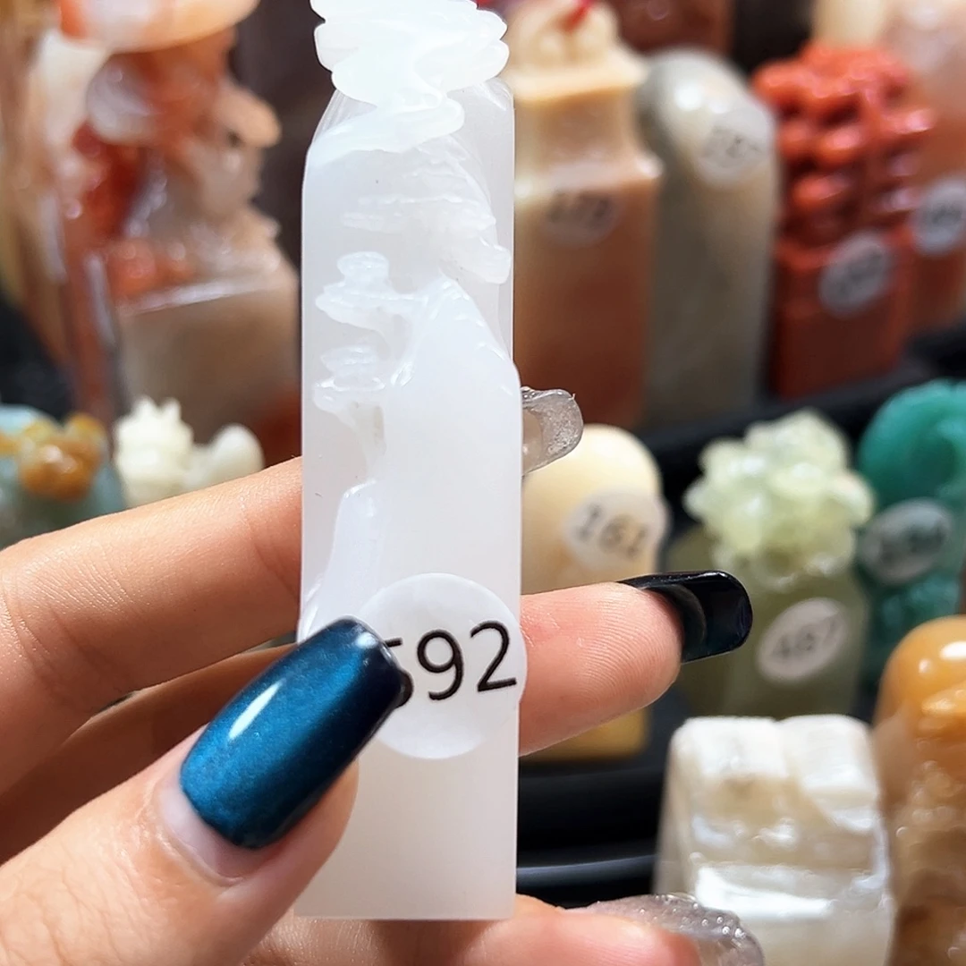 涐***乖寿山石印石寿山石雕刻包邮包刻