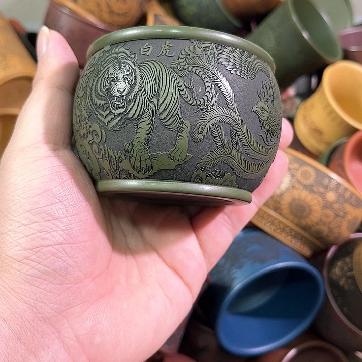 茶杯紫砂全手工紫砂主人杯