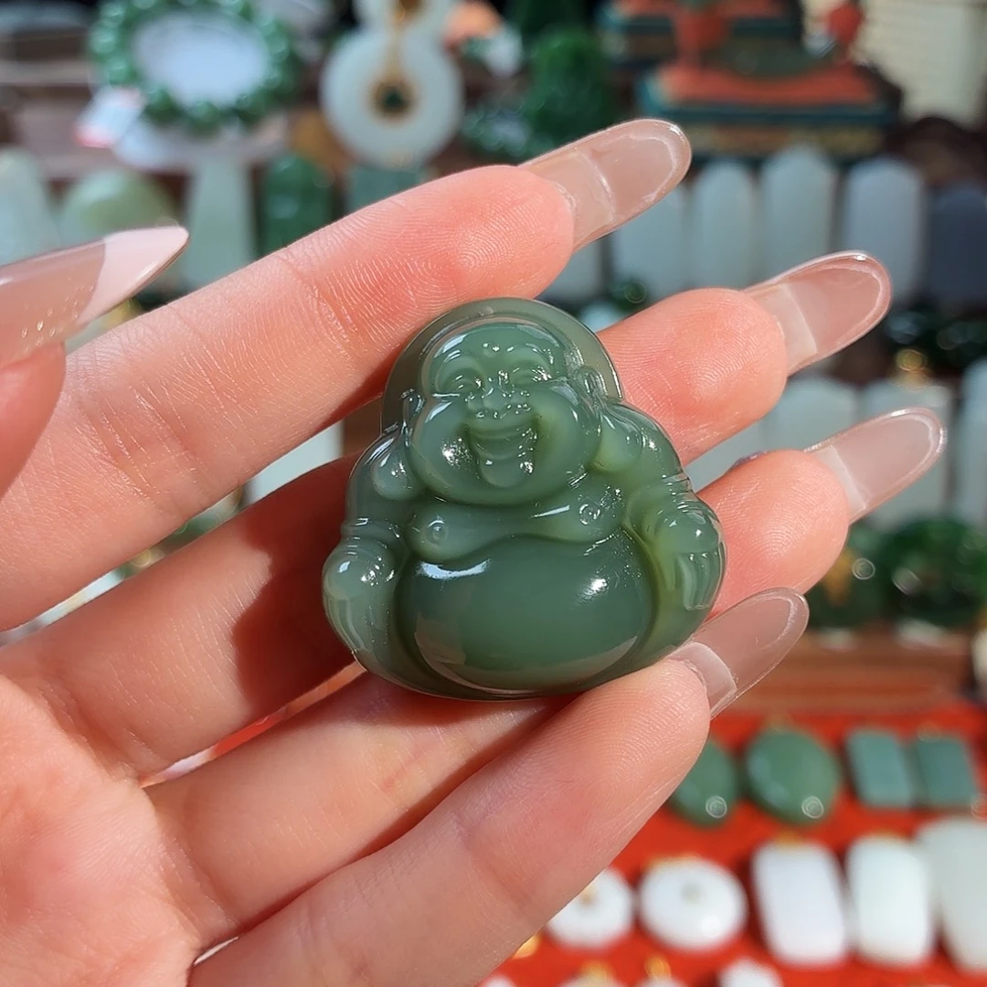 和田玉未镶嵌颈饰T