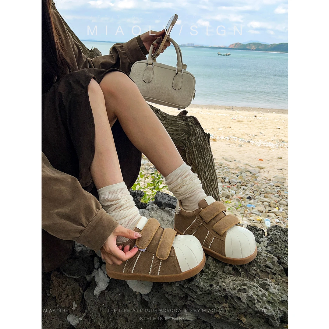 达人专属「回头率拉满」妙侣厚底软底运动鞋女低帮增高舒适板鞋休闲