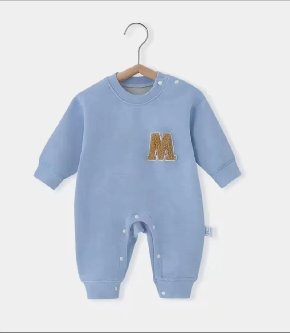 【B001-B100】休闲通用休闲风衣爬服连体衣男女宝