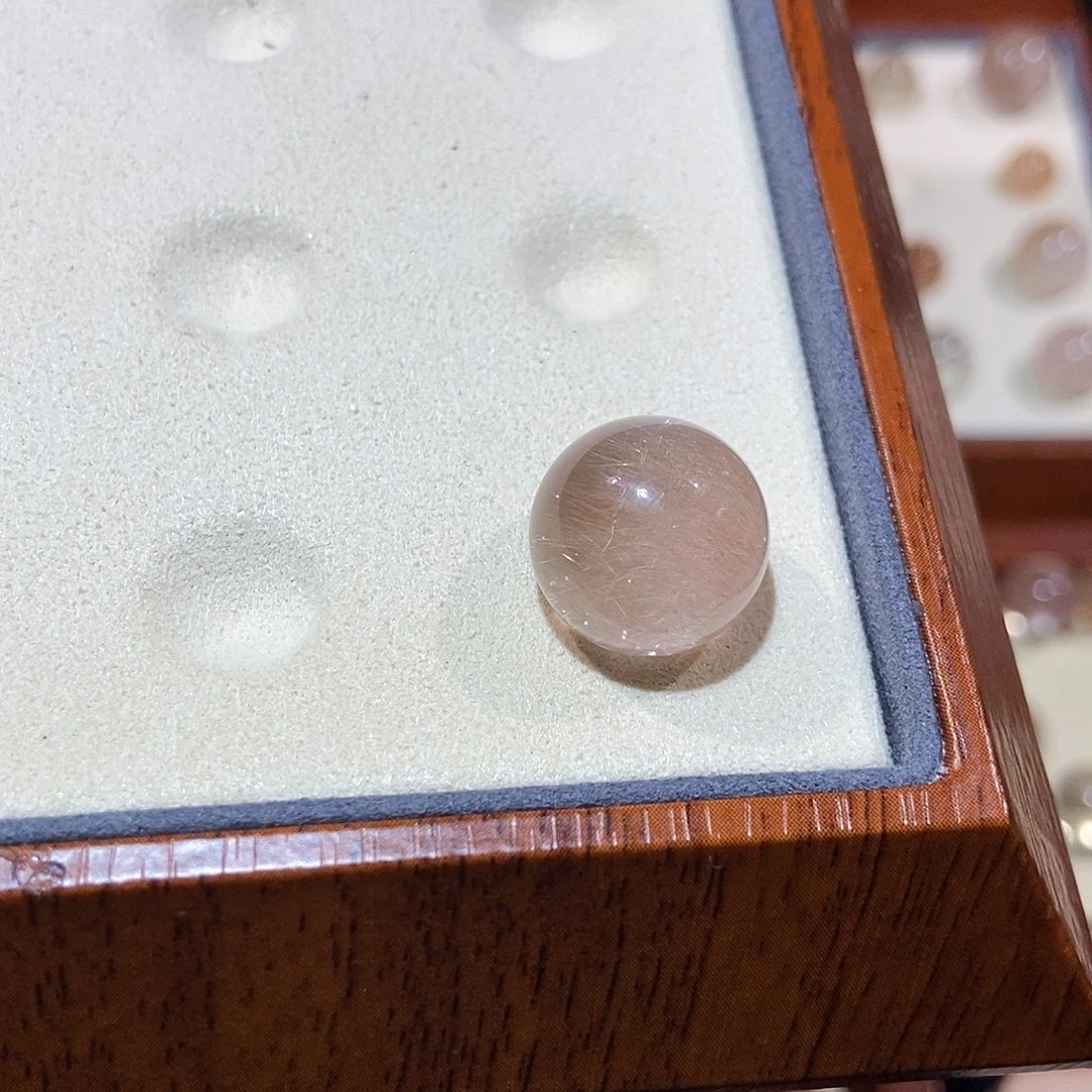 猫***馋水晶手链未镶嵌兔毛水晶单珠