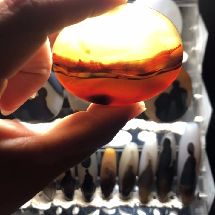 合金玛瑙/玉髓珠宝奇石4有瑕