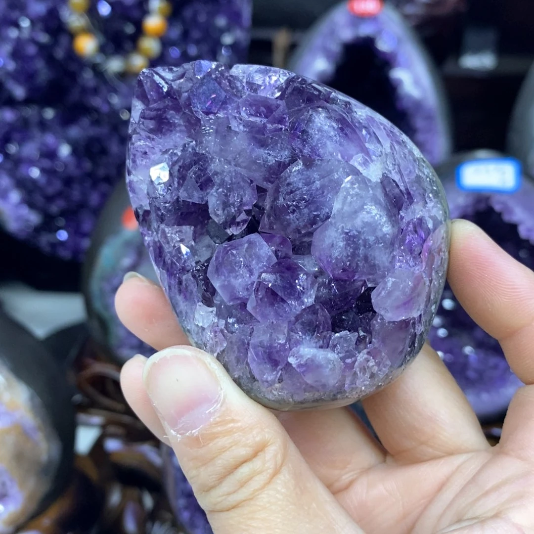 紫晶摆件未镶嵌莹