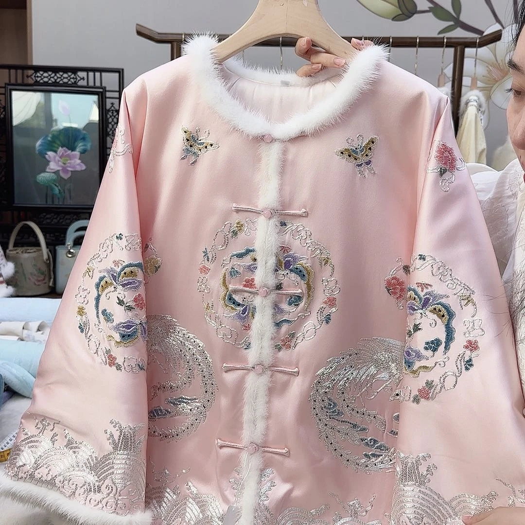 刺绣7苏绣棉服胸围110