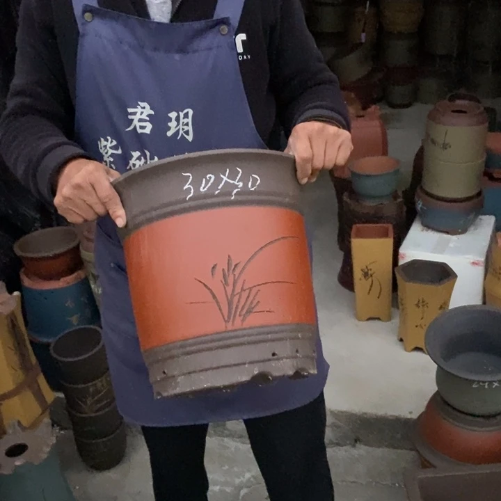紫砂花盆紫砂艺术
