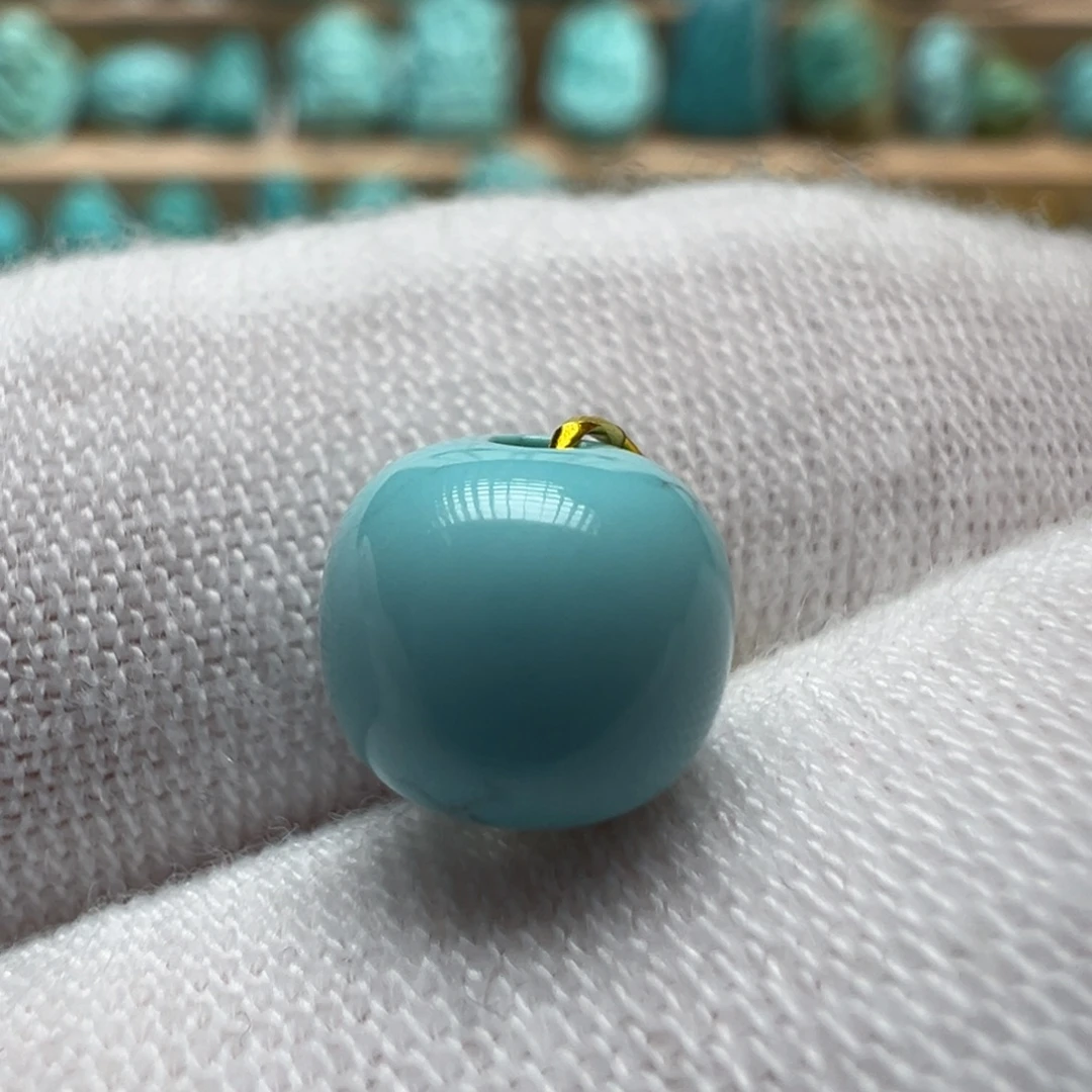 绿松石未镶嵌配饰7.6*6.7