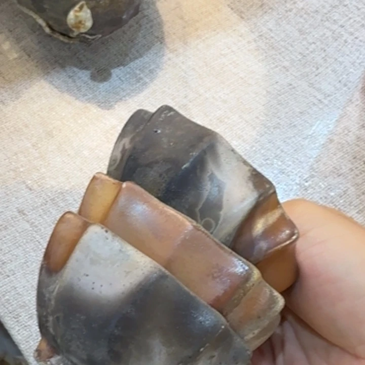 陶盘柴烧福利心哦多多