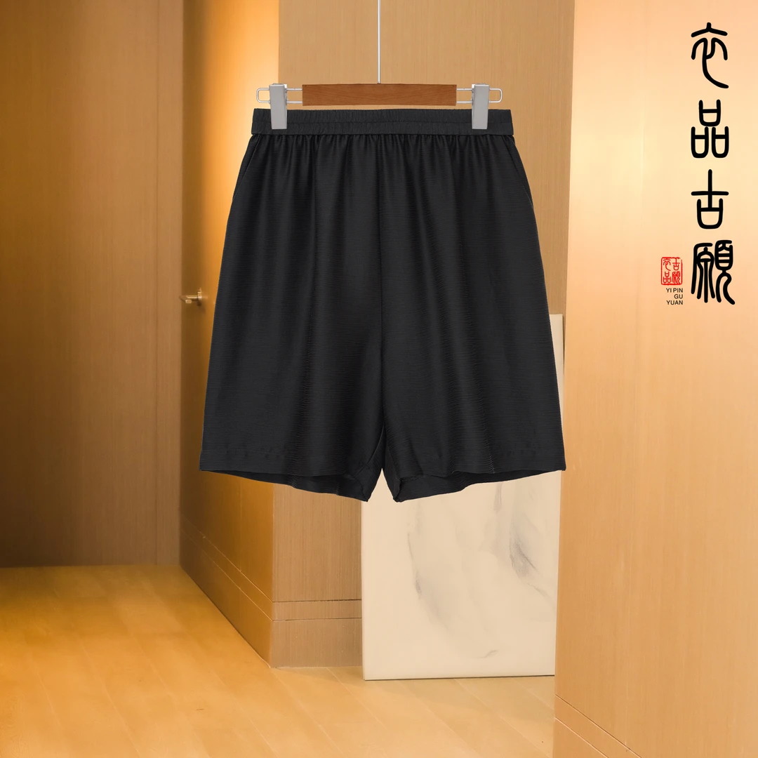 香云纱夏季空调轻职风短裤