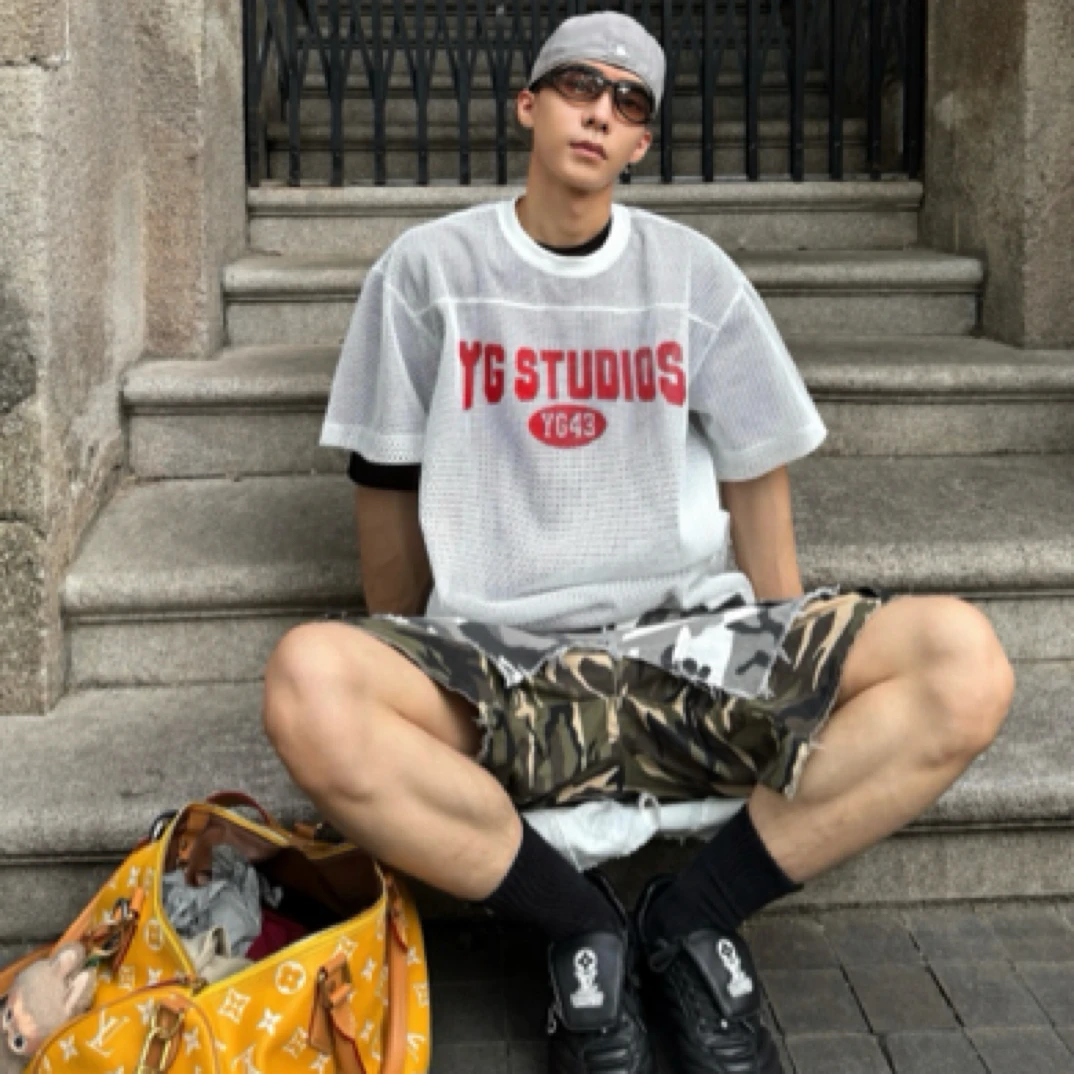 ［透气叠穿神器］运动风网眼夏季男女同款半袖