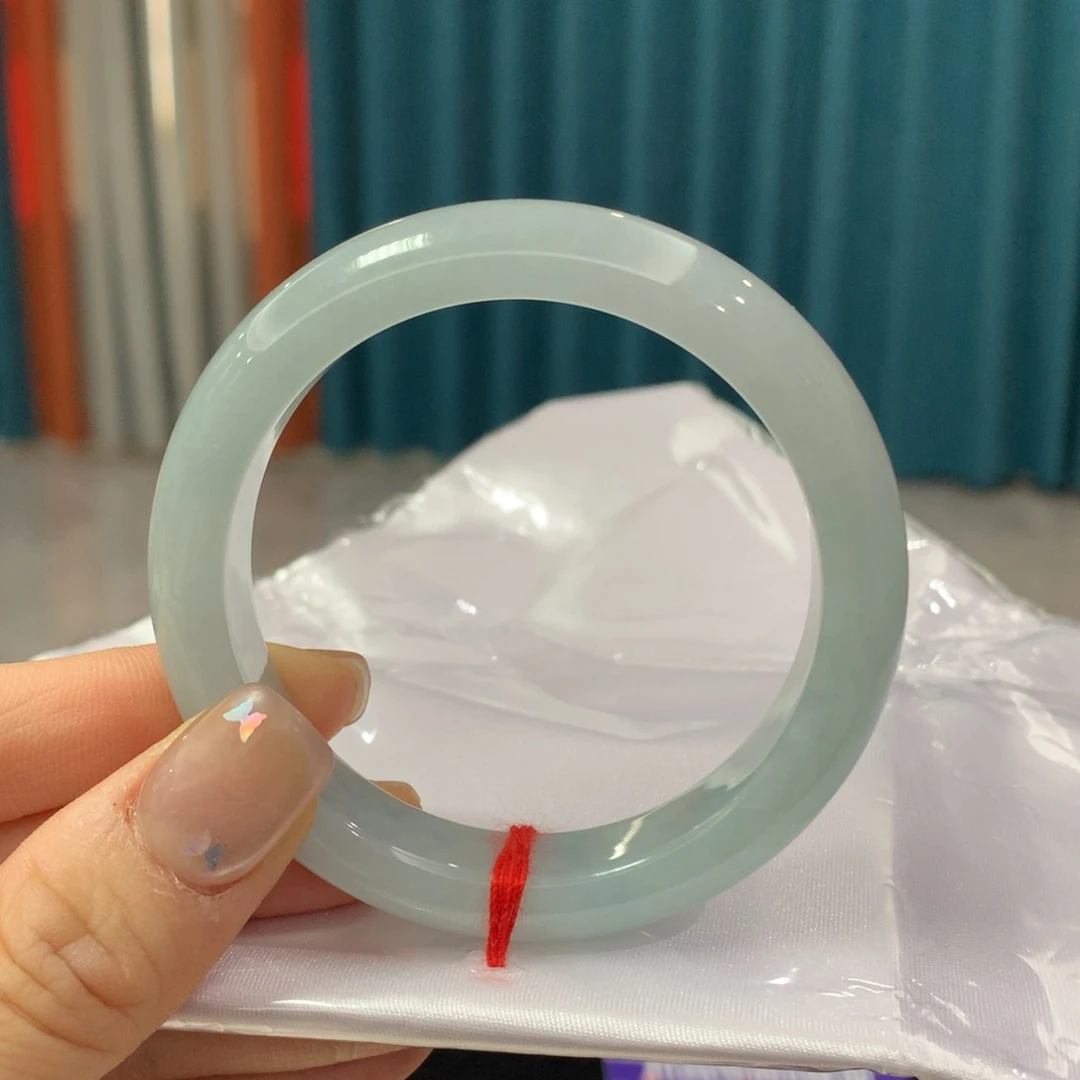 未镶嵌手镯翡翠完美者慎拍 圈口54
