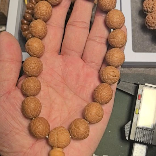 把件凤眼菩提凤眼菩提手把件，16左右尺寸，高油高密