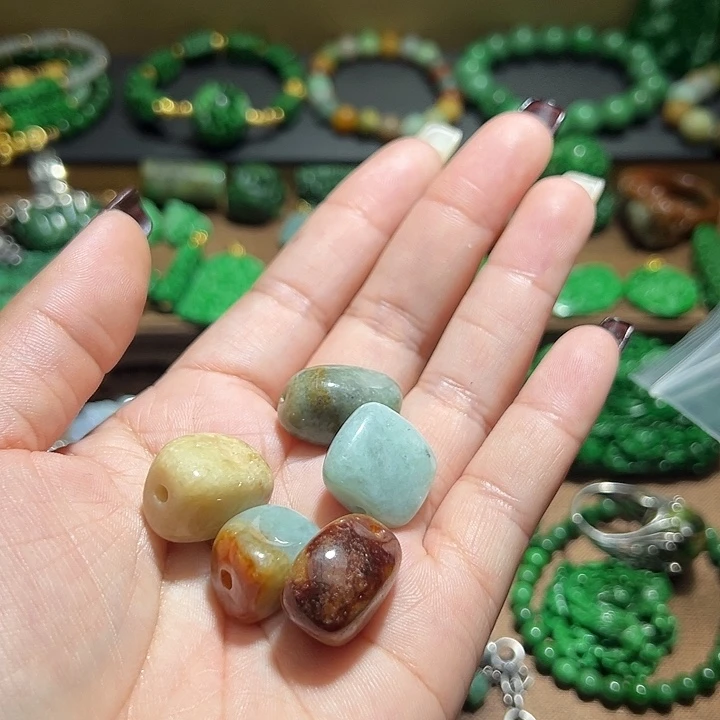 翡翠手串未镶嵌翡翠单珠不退换