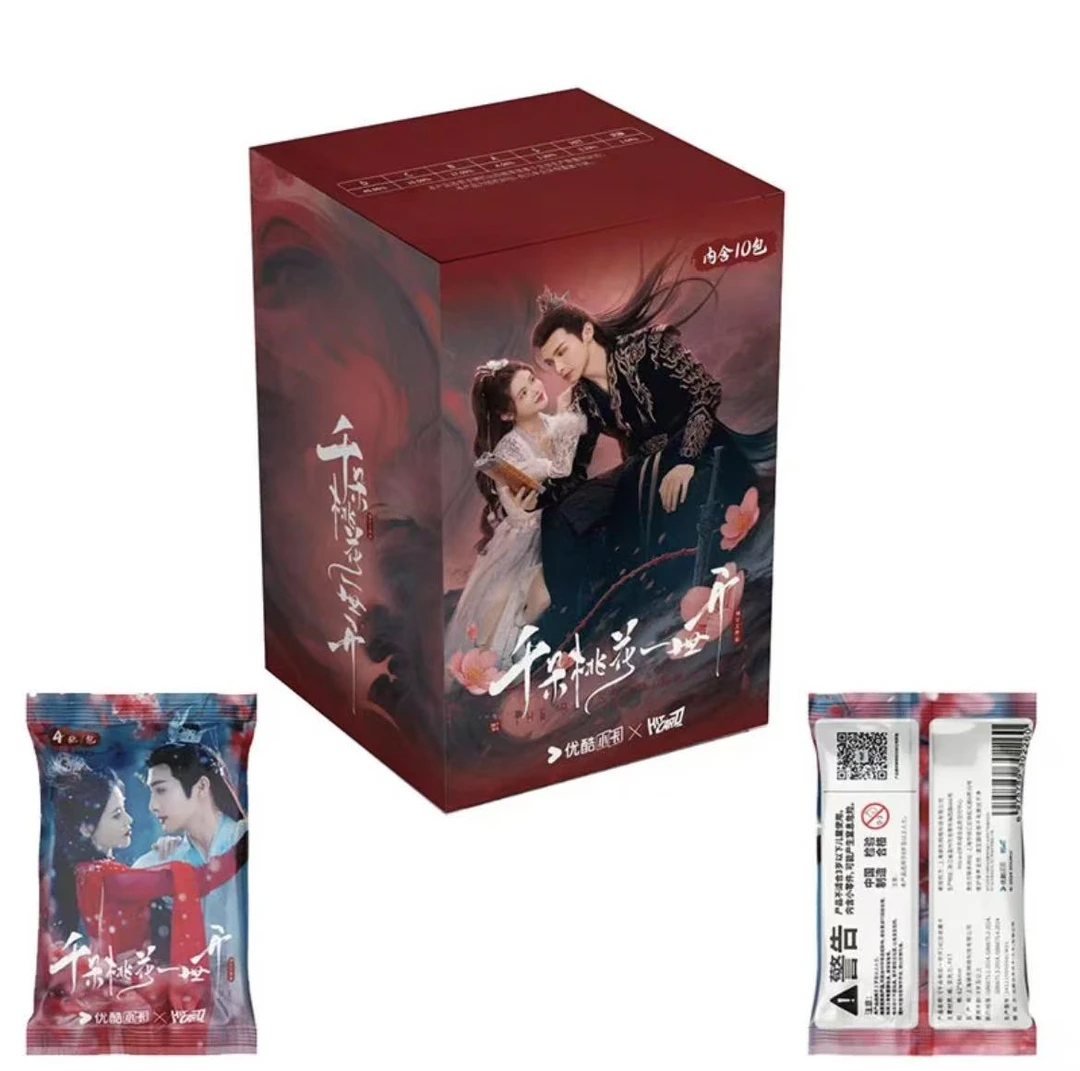 【对对碰】Hitcard《千朵桃花一世开》纪念收藏卡牌盲盒（代拆）