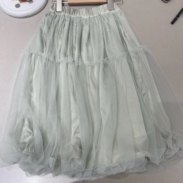 5557儿童段感网纱裙