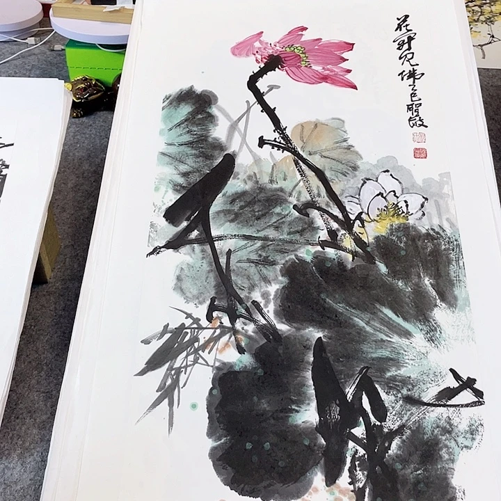 国画张圣敏先生纯手绘作品