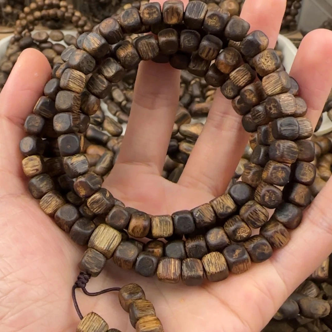 【闪购商品】沉香手串中****薄奇楠手串22.8克