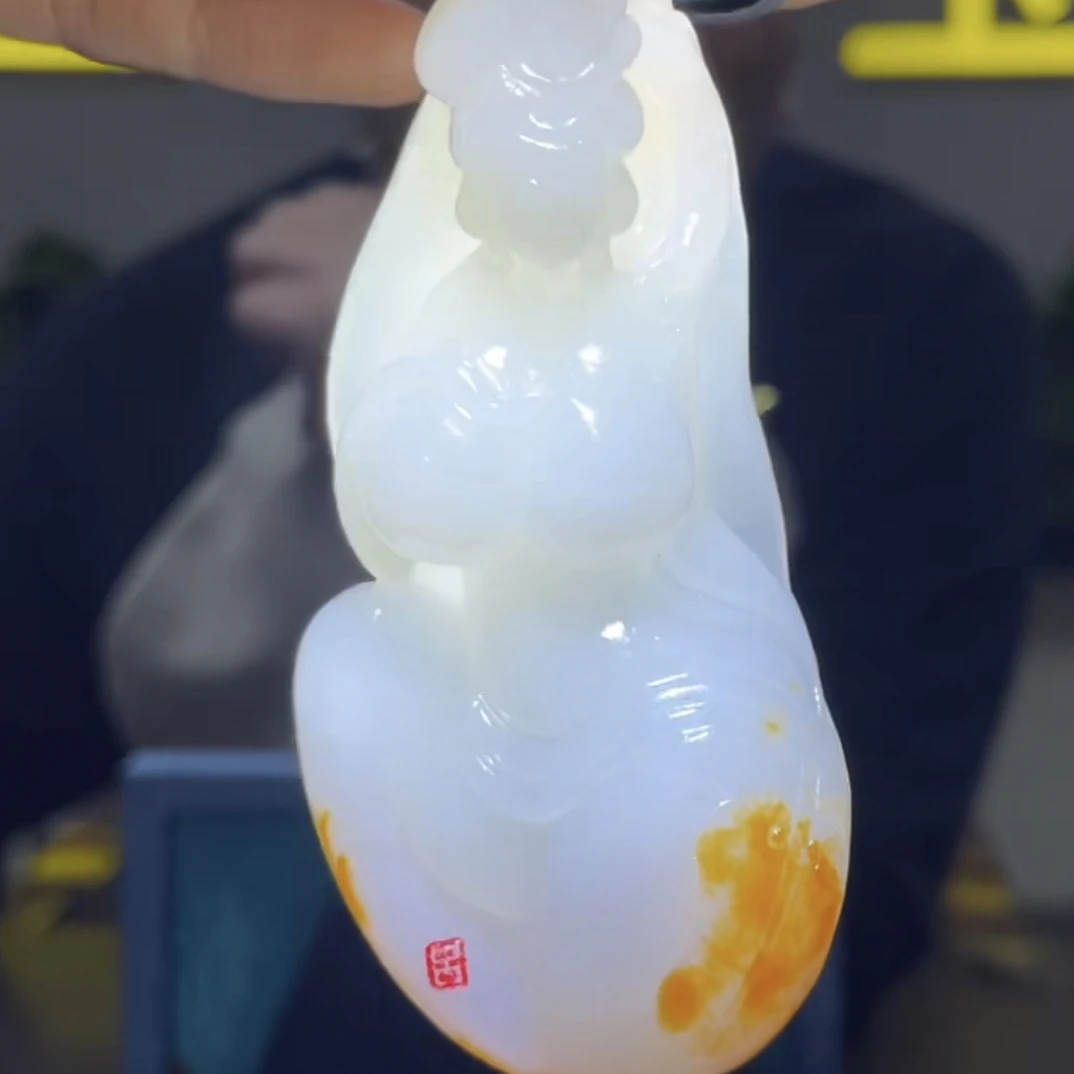 和田玉手把首饰珠宝拍一发一