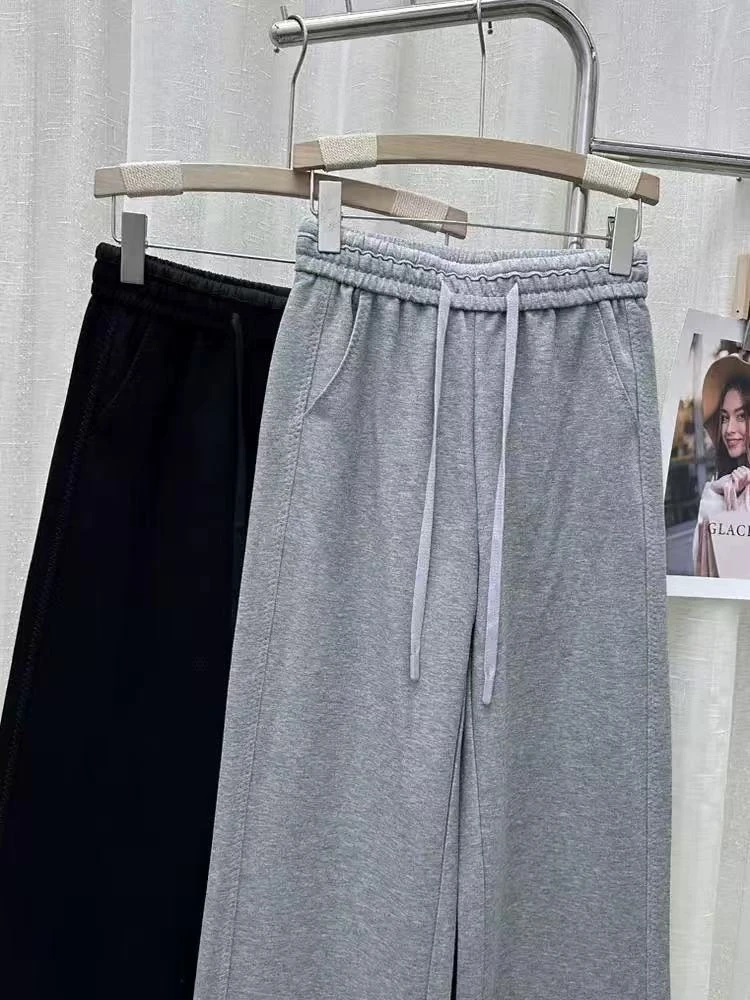 8082#【实物为准-长100】2025新款时尚气质直筒休闲裤