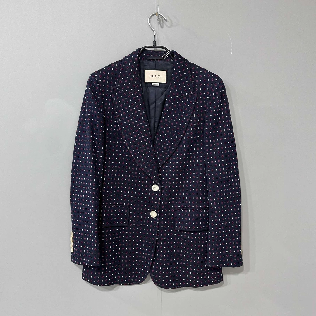 99新 GUCCI/古驰 满logo西装/36码/04336