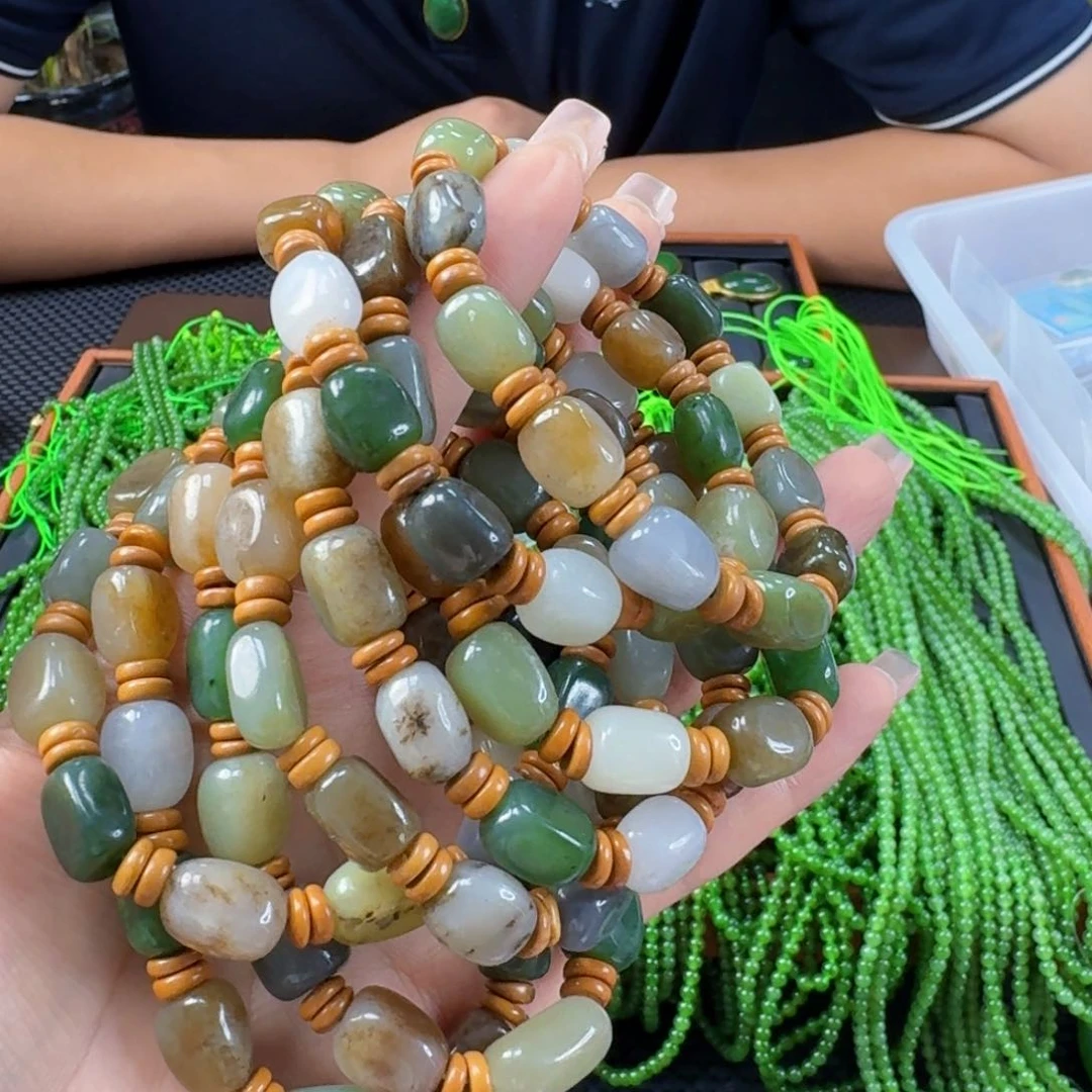 手链未镶嵌和田玉发其一