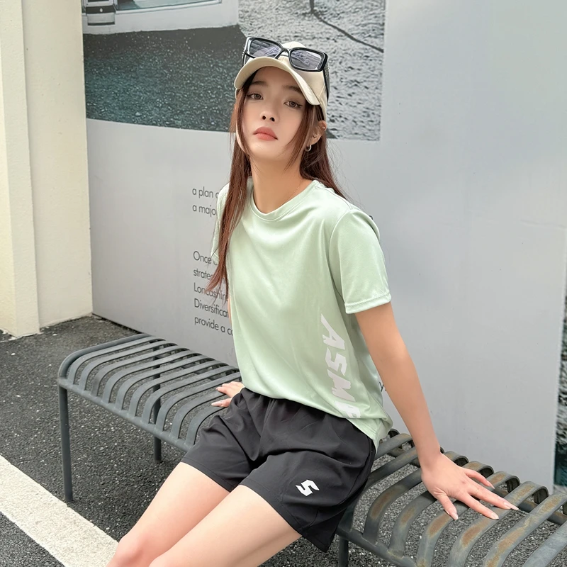 休闲运动套装薄款透气吸汗体能服情侣户外居家运动两件套