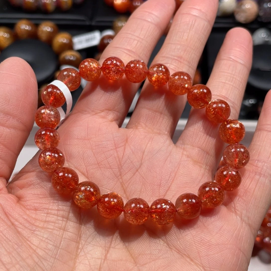 日光石手链未镶嵌金太阳8.5mm左右