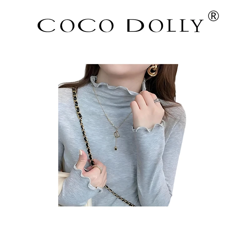 COCO DOLLY2025年秋季新款高级休闲百搭修身显瘦打底衫55-5