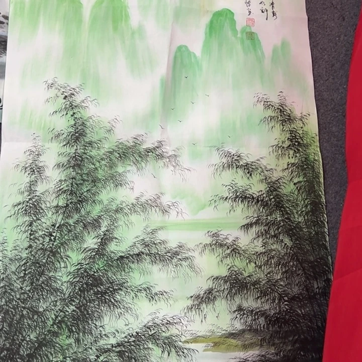 竖款晚上好呀！作品欣赏一下吧哈哈……