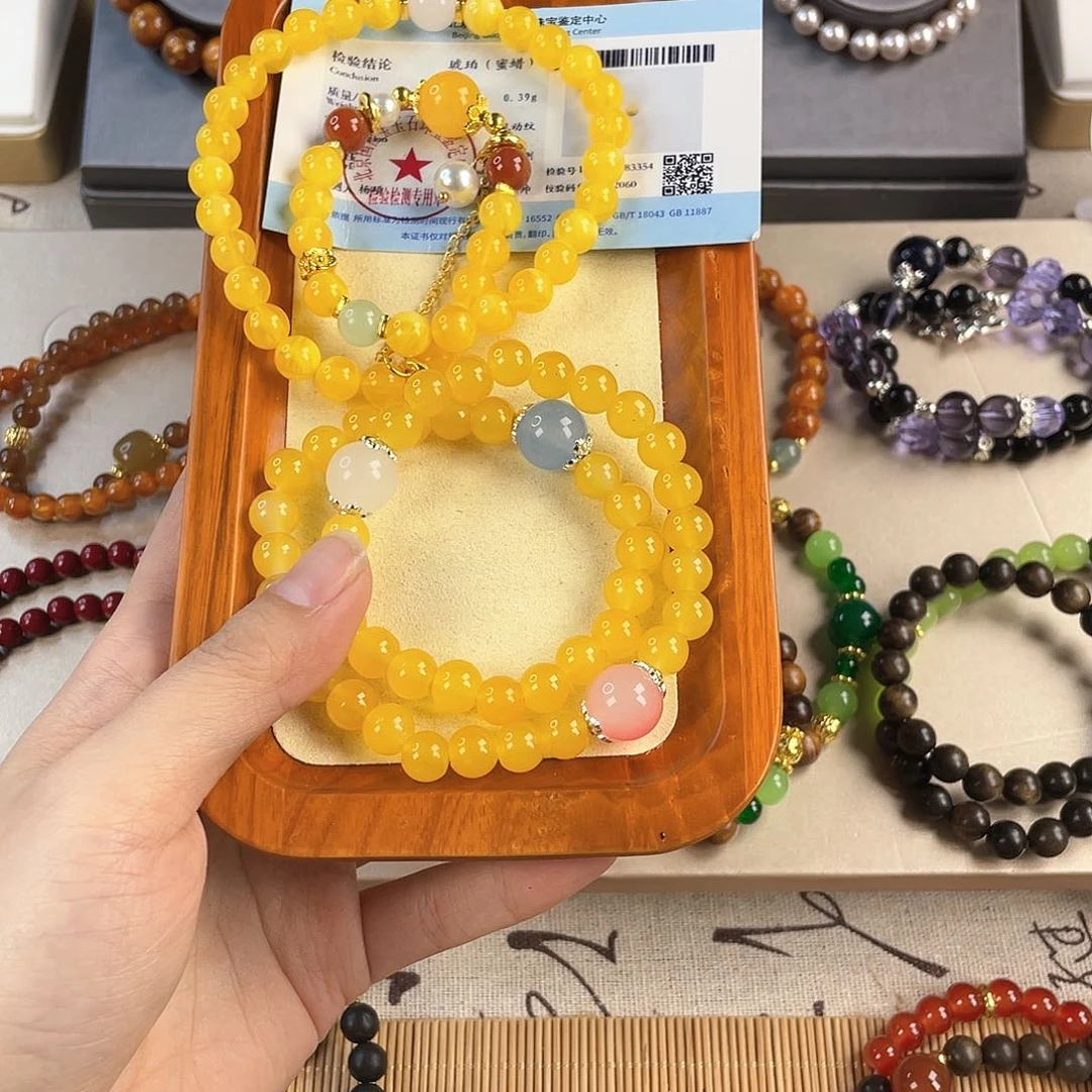 玛瑙手饰银S925镀金镶嵌