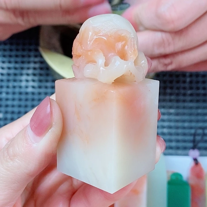 寿山石现场直播手工