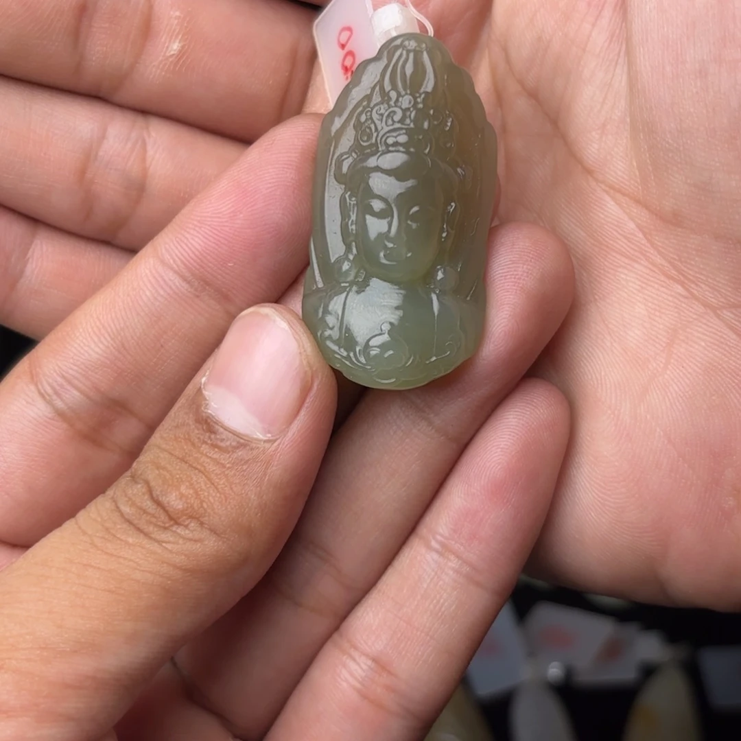 和田玉未镶嵌吊坠(不含链)