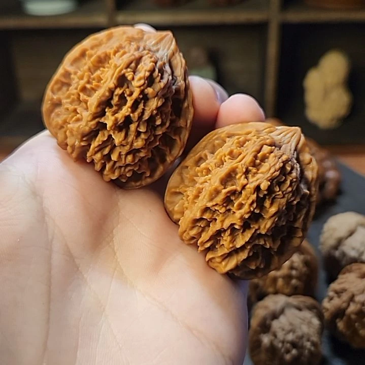 喵***喵吊坠文玩核桃42满天星