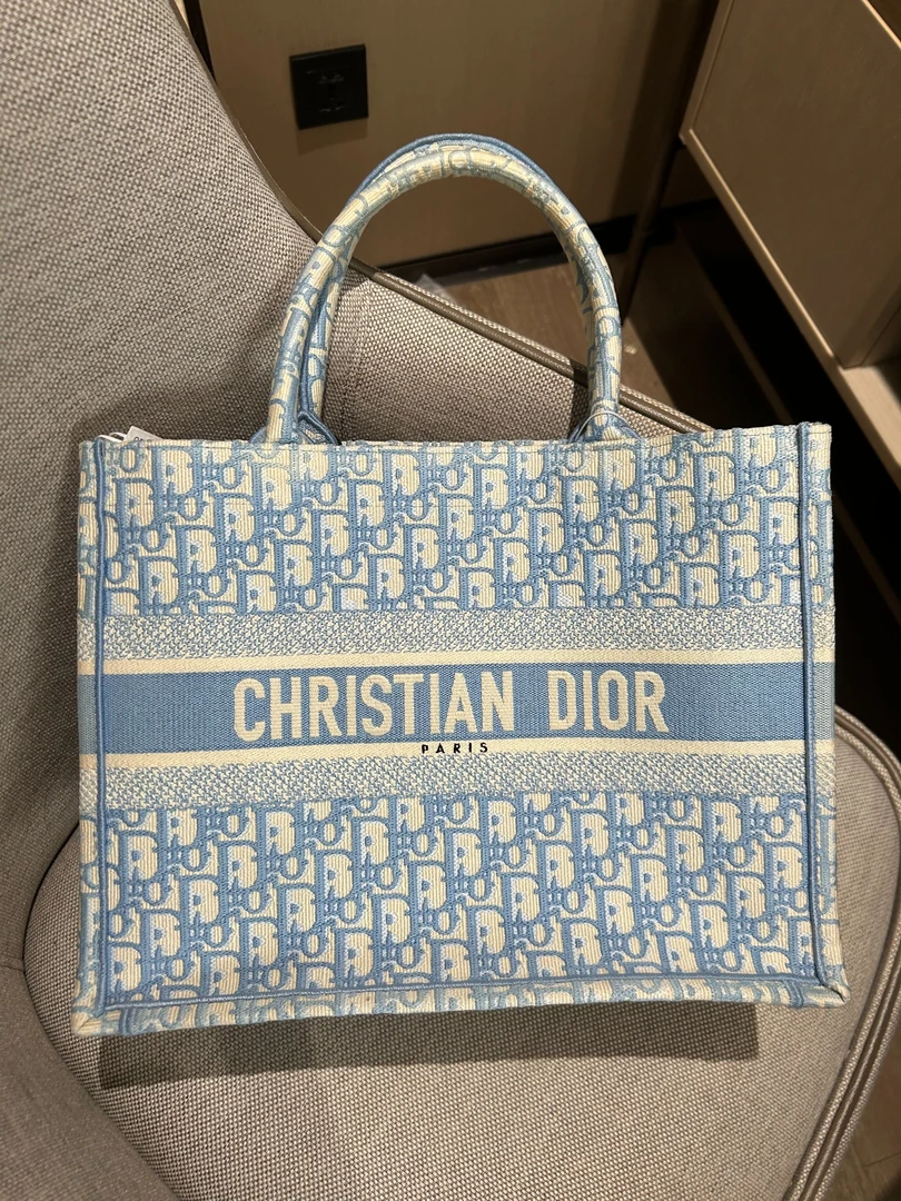 95新 DIOR/迪奥 迪奥老花tote中号手拎包