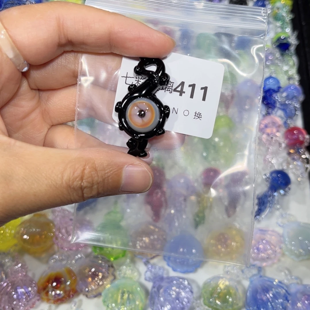 琉璃吊坠(不含链)411克苏鲁眼睛