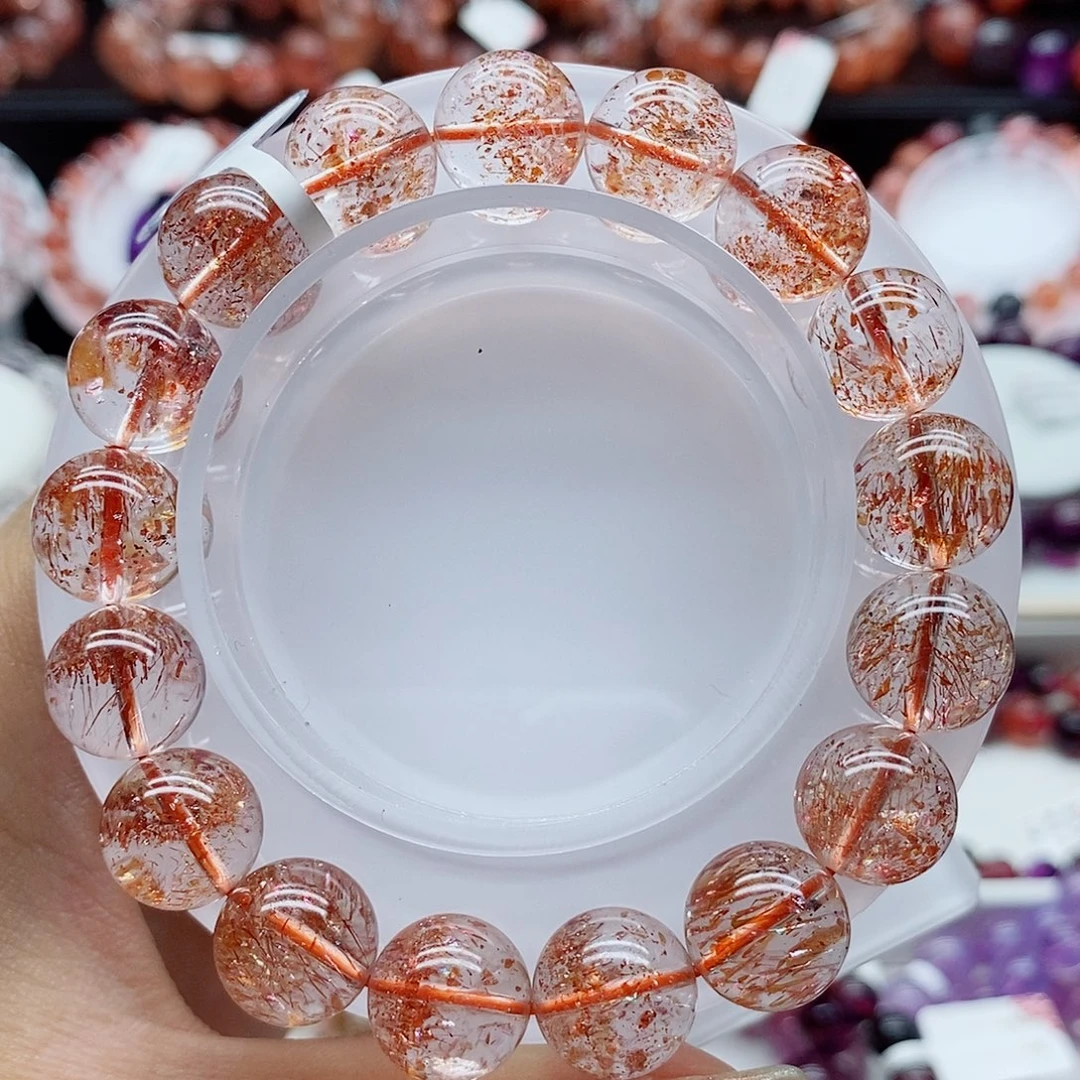 未镶嵌手链水晶芬达金草莓
