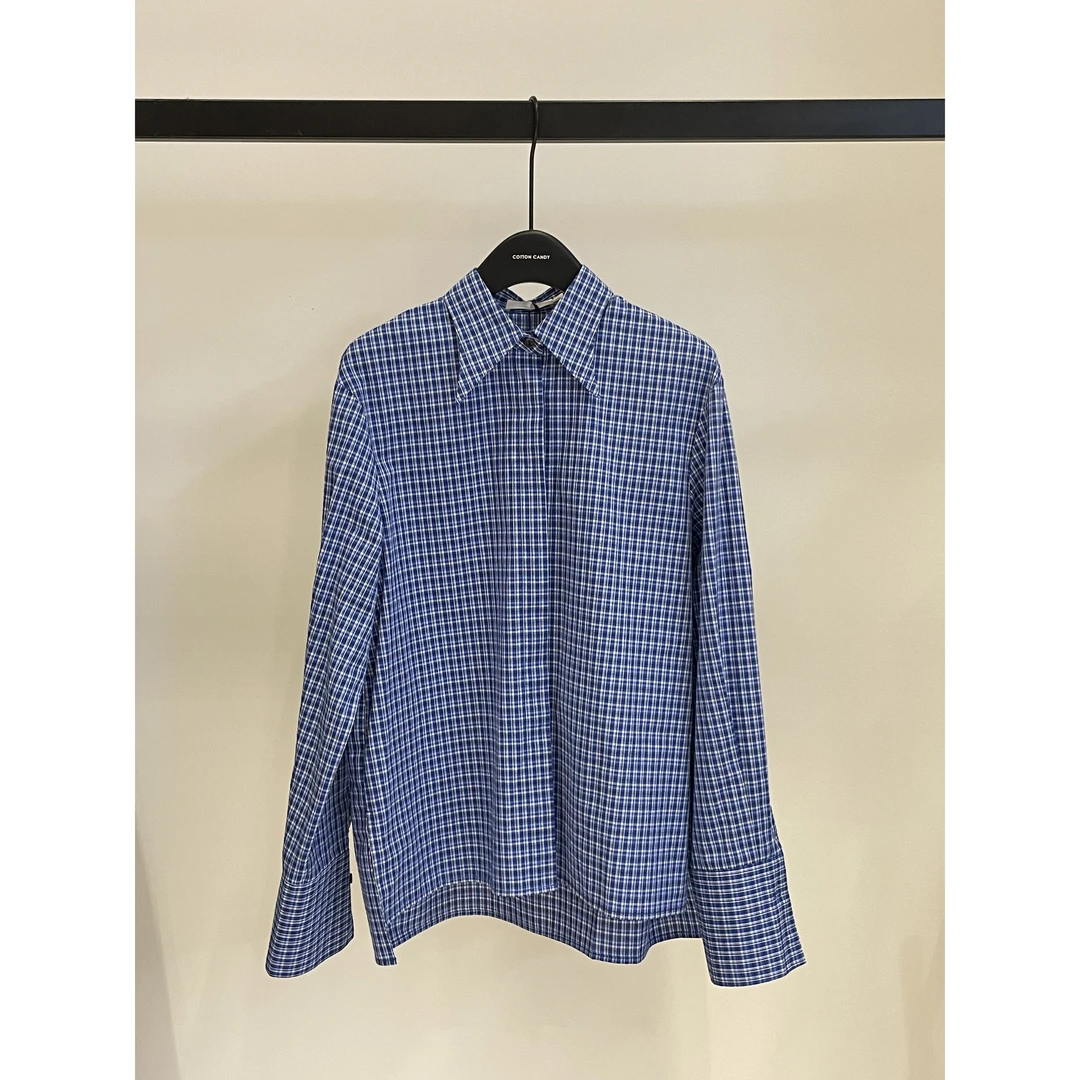 【NO退NO换】鑫燃KIKI 小众时尚设计感格子衬衫 258619 MHT