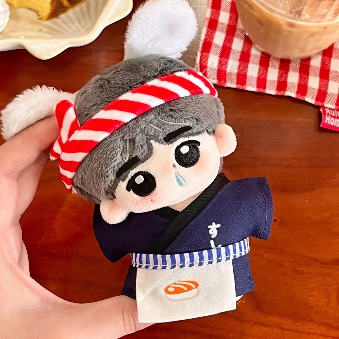 10cm娃衣“寿司师傅”棉花娃娃可爱公仔换装着替原创无属性高颜值