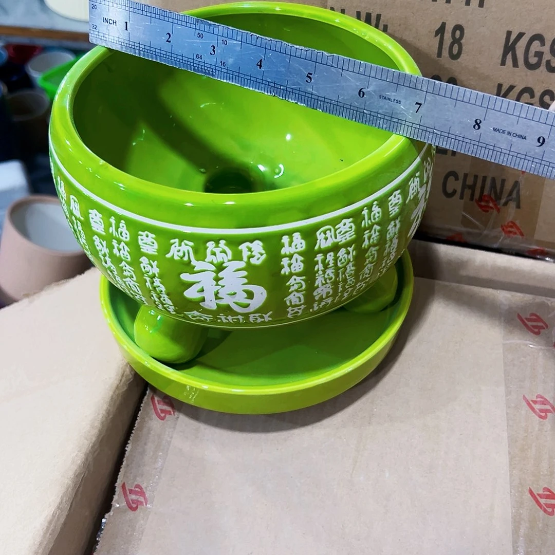 有孔外贸尾单陶瓷花盆凑单10米包邮