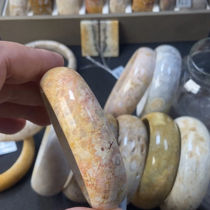 未镶嵌手链硅化珊瑚（珊瑚玉）阿****厂