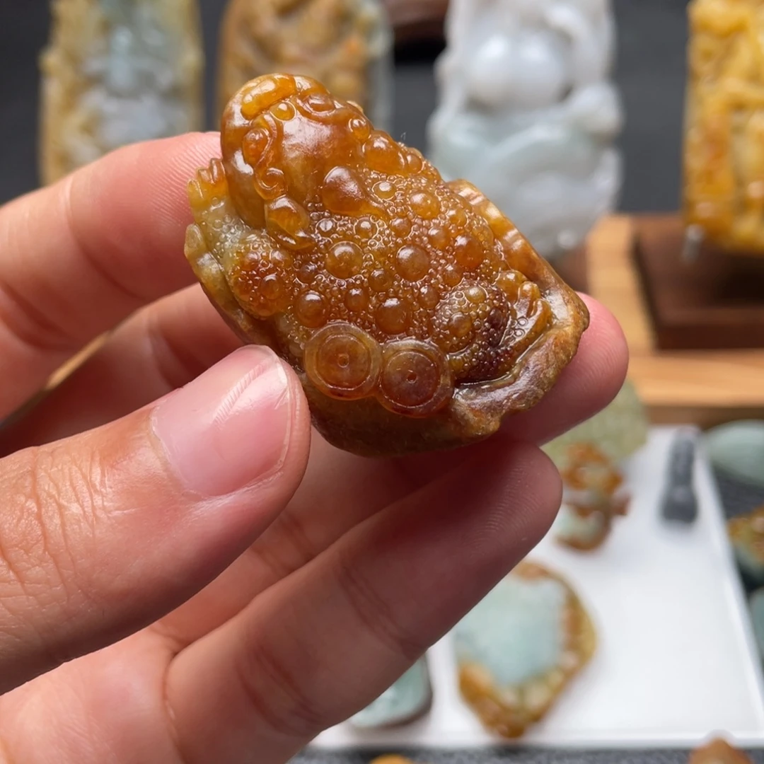 潮***焜定制翡翠未镶嵌翡翠