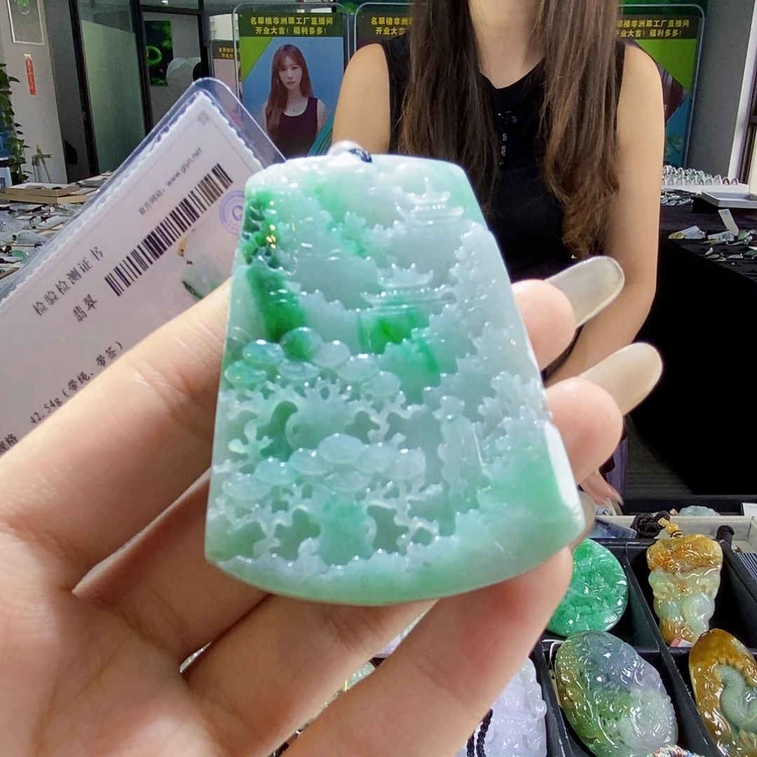颈饰未镶嵌翡翠翡翠