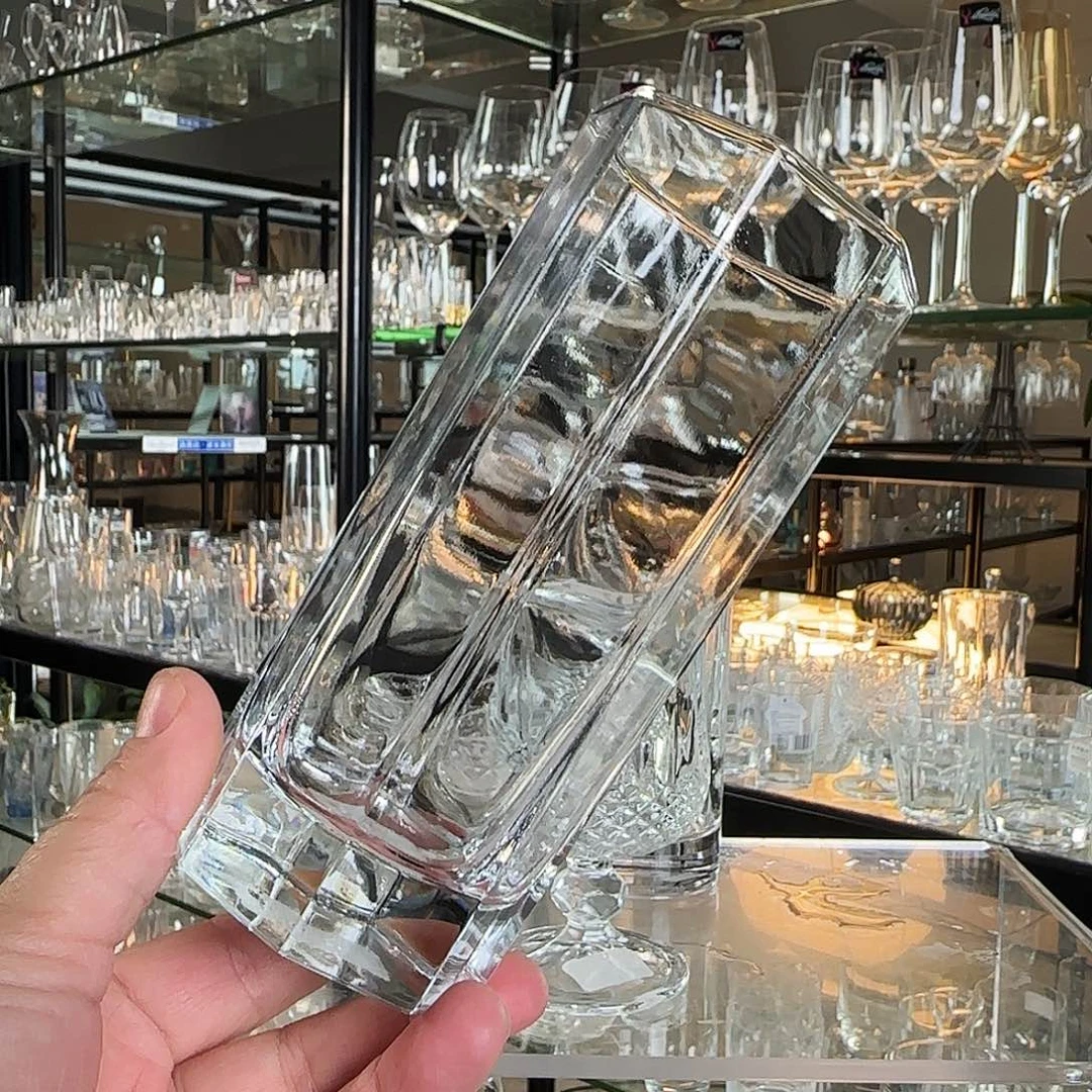 玻璃手柄款玻匠1031高八角杯