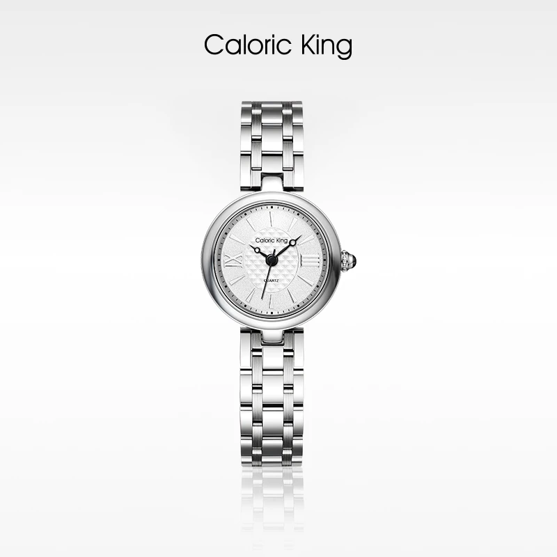 凯卡思Caloric King致简·白夜系列钢带轻奢手表女款