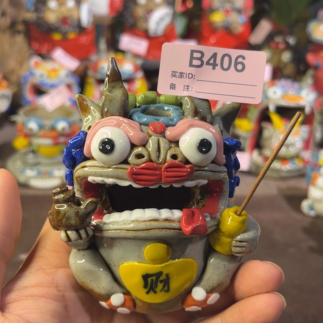 泥塑纯手工茶宠摆件