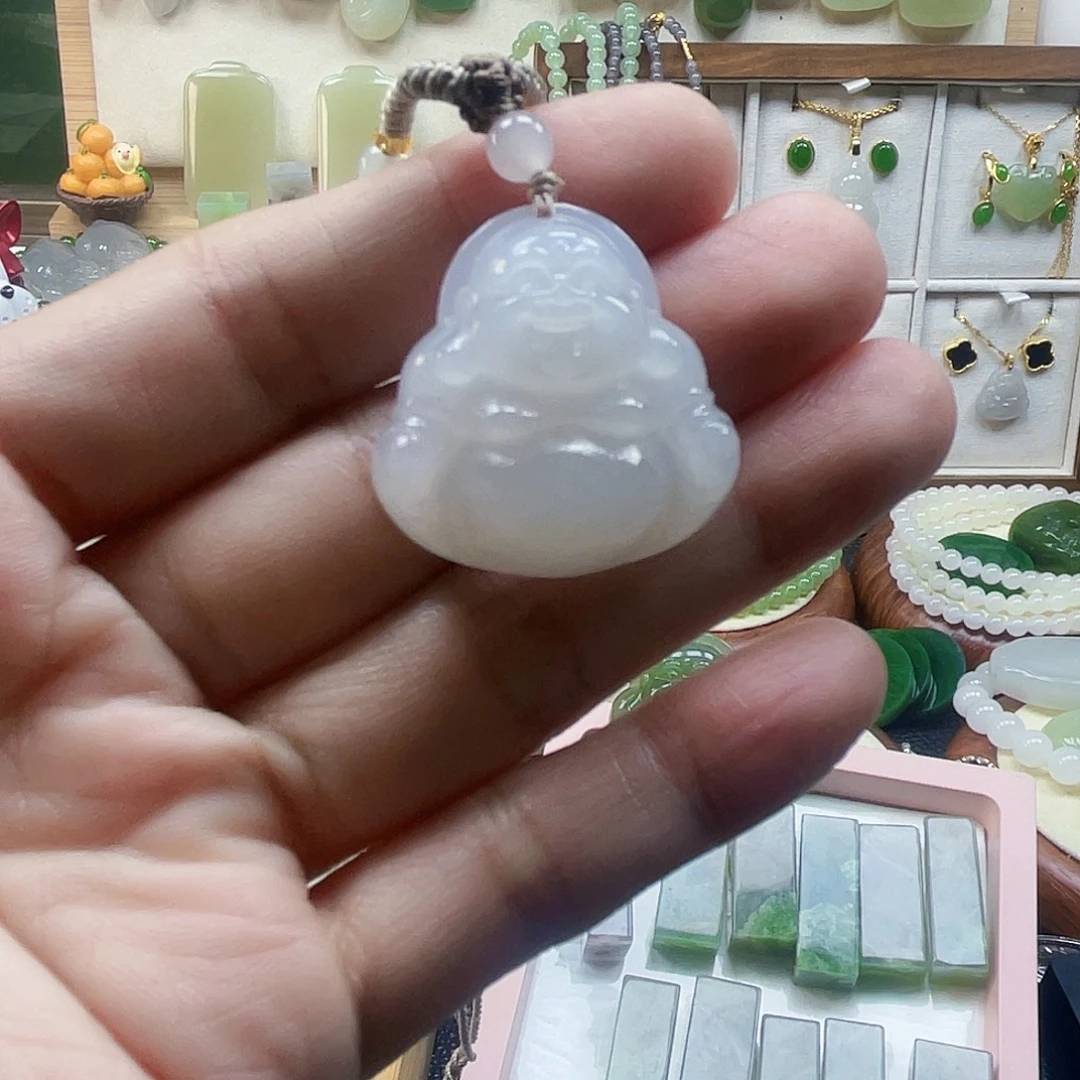 和田玉未镶嵌吊坠(不含链)