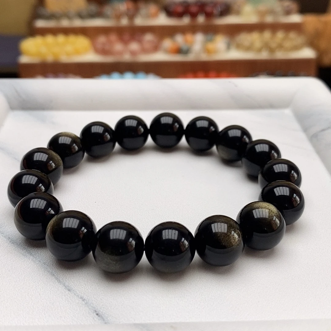 未镶嵌黑曜岩手链